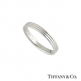 Tiffany & Co 3mm Wedding Band in Platinum